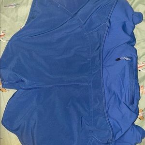 Size 6 blue lululemon shorts- like new